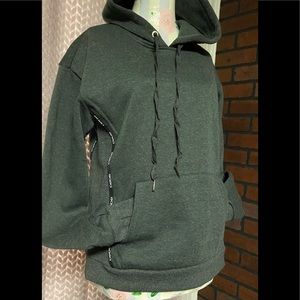 Bebe Sport grey pullover hoodie. NWT